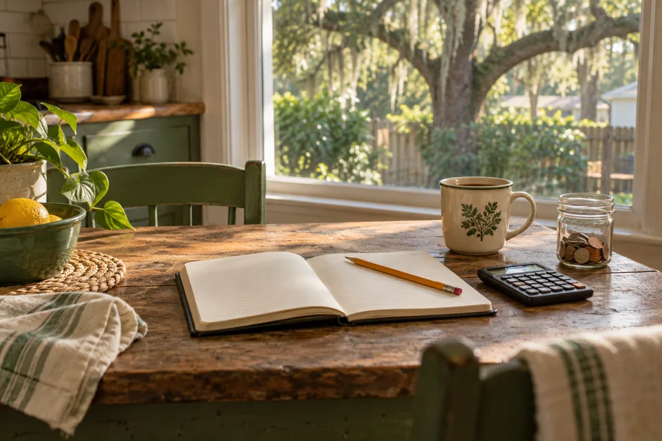 A notebook and calculator ready for practical financial planning